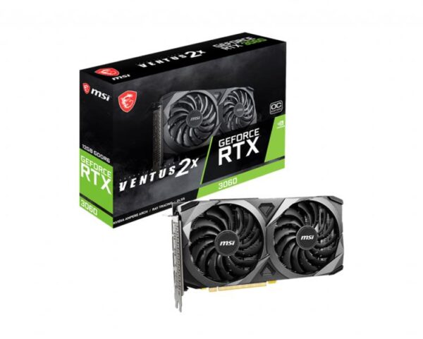 SCHEDA VIDEO GEFORCE RTX 3060 VENTUS 2X OC 12G 12 GB (V397-022R)